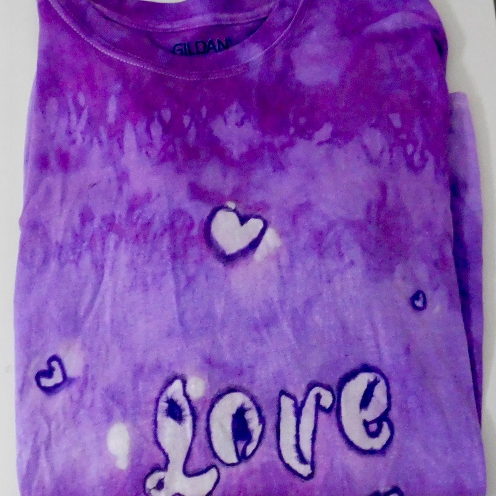 CUSTOM Tie Dye “Love” Tee - Picture 5 of 6